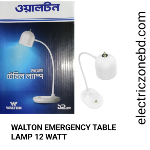 WALTON EMERGENCY TABLE LAMP 12 WATT